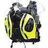 Aiuto al galleggiamento CQ Canyon Guide 50N CE EN ISO 12402-5 colore giallo Fluo, 3 tasche con zip, porta cesoia.