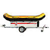 Carrello Rafting Box SM750 con pianale corto